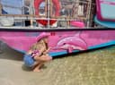 The Pink Dolphin Private Tiki to Crab Island