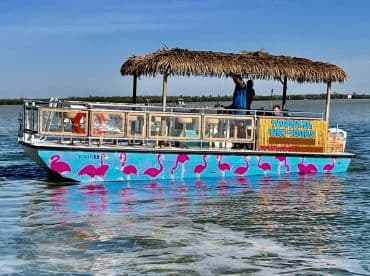 Frankly Apeelin' Tiki Boat