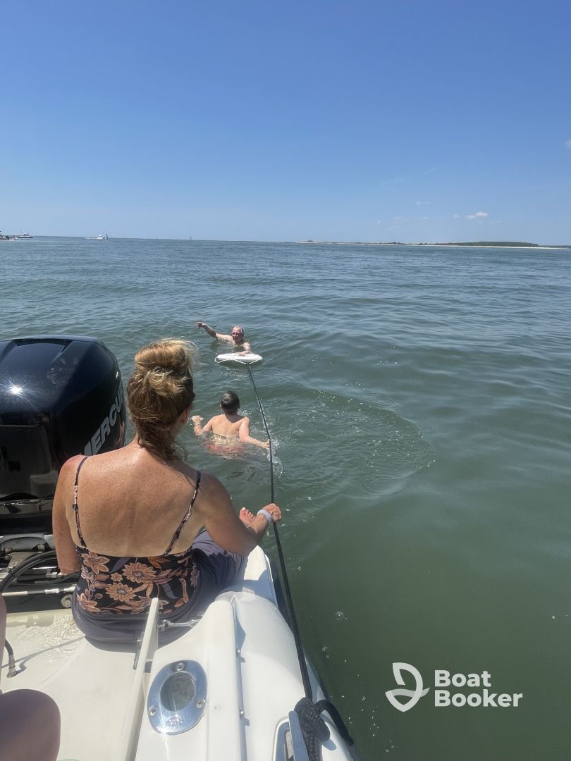 Boating on the inter coastal and ocean with Captain Doug. 