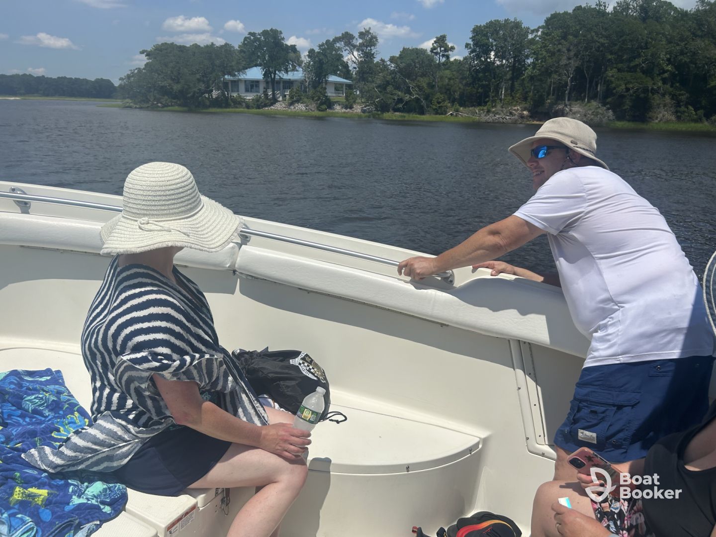 Boating on the inter coastal and ocean with Captain Doug. 