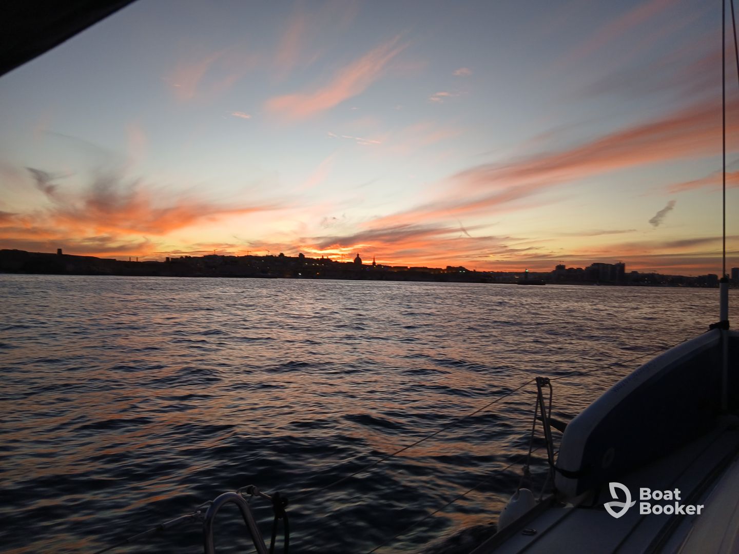 Spectacular sunset view of Malta