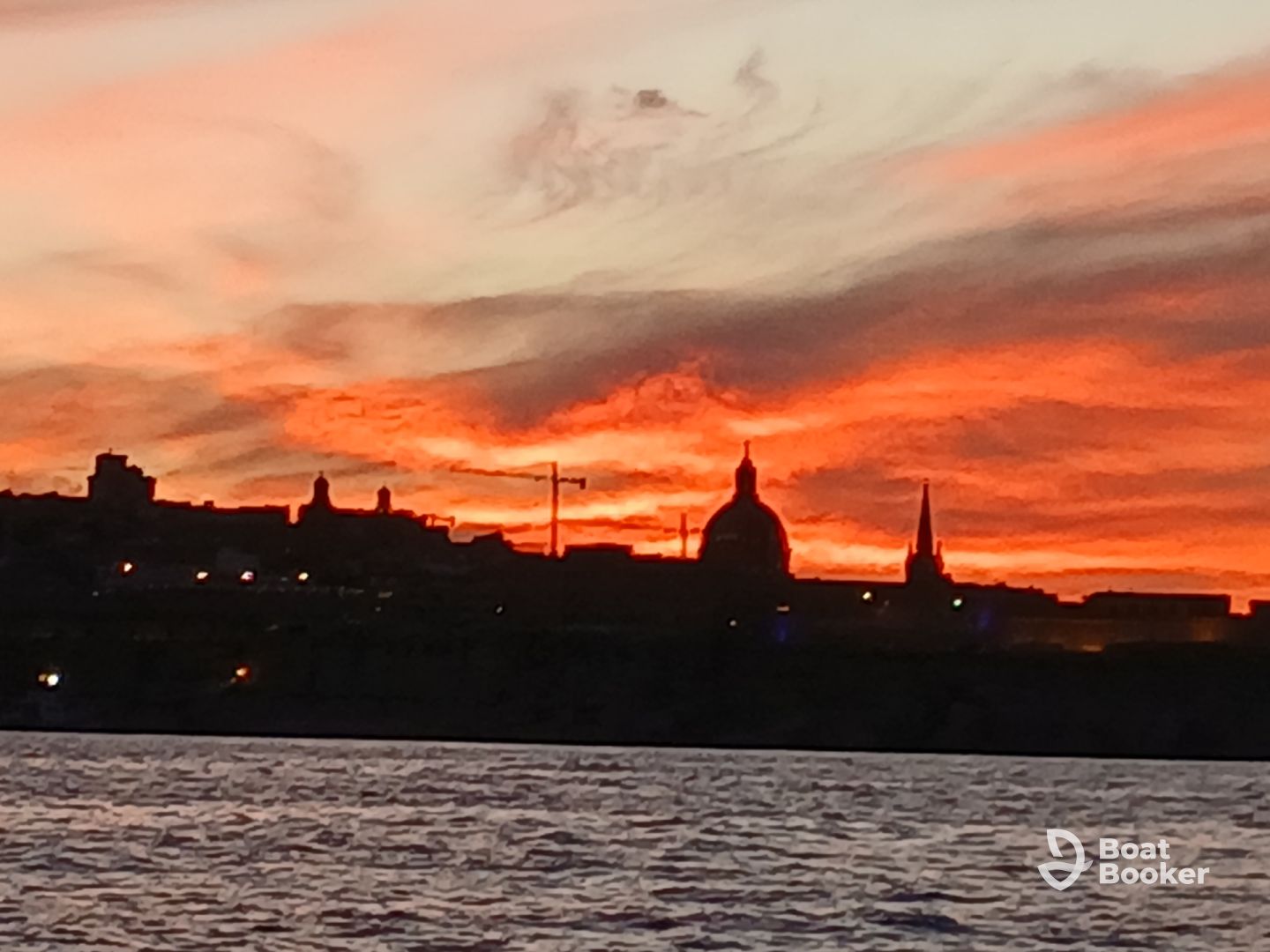 Spectacular sunset view of Malta