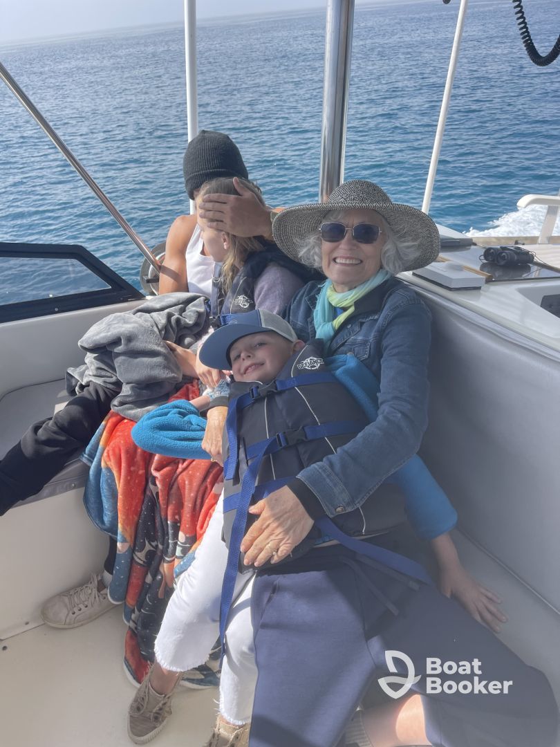 We saw dolphins!!