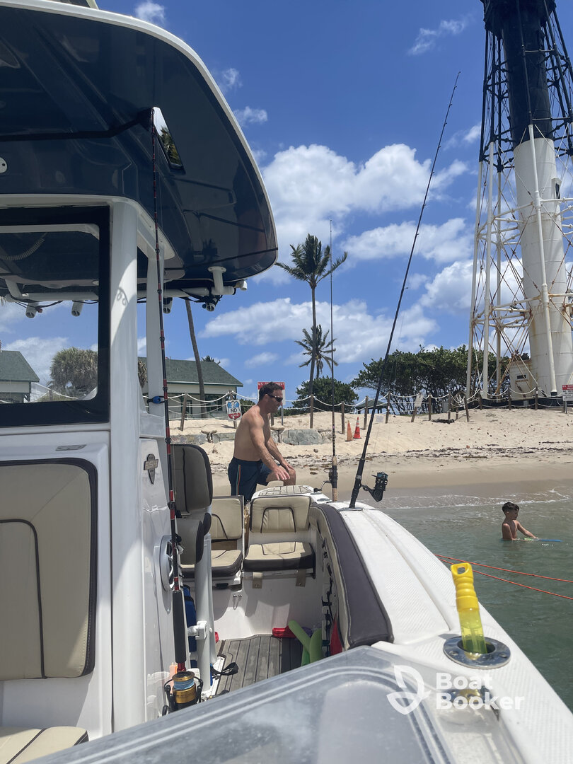 fabulous Captain Scott even in water playing with the boys we would definetely come back again .