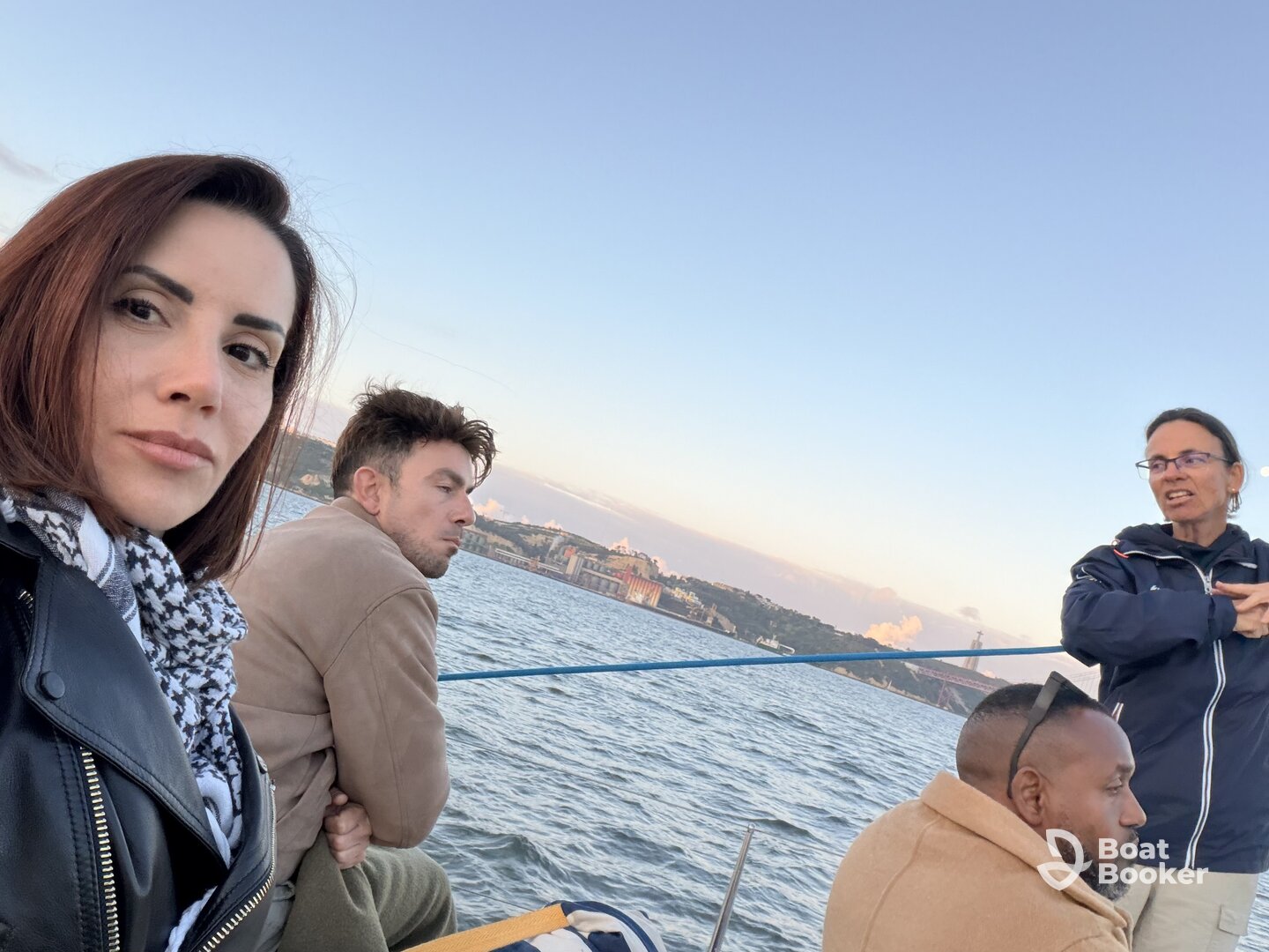 Beautiful sunset sail with a meaningful mission