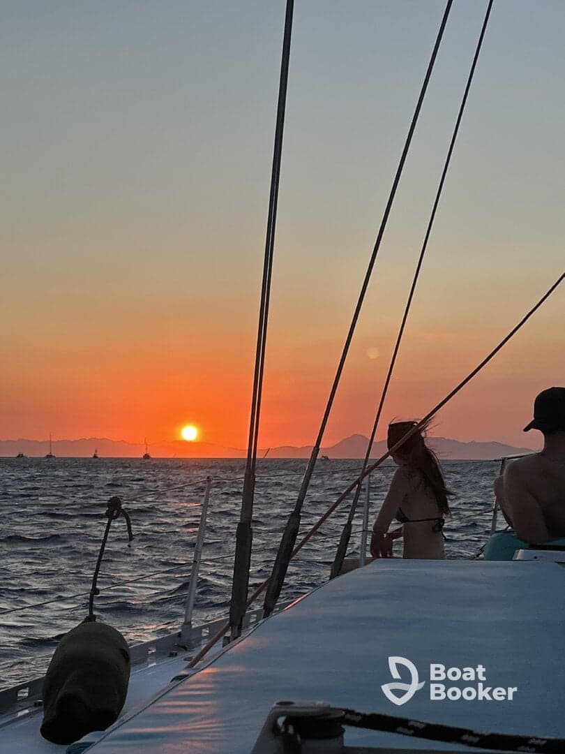 amazing sunset trip with our family 