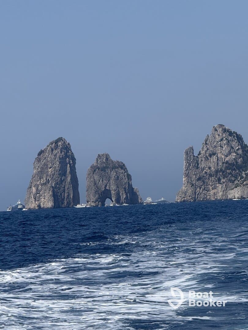A stunning view of iconic rock formations off the coast, showcasing the natural beauty of the destination — perfect for sightseeing and coastal tours.